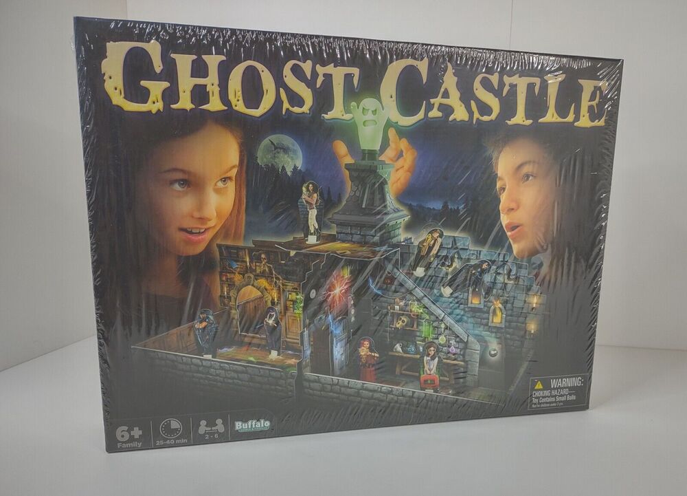 Buffalo Games Ghost Castle 2020 Family strategy Board game Paranormal Sealed NIP